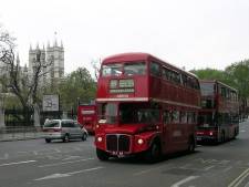 Picture of a No. 159 Routemaster bus on Bridge Street, Westminster